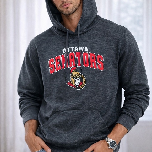 Fanatics Other - Fanatics Ottawa Senators Charcoal Hoodie size L